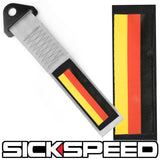 HIGH STRENGTH RACING TOW STRAP WITH INTERCHANGEABLE FLAGS