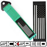 HIGH STRENGTH RACING TOW STRAP WITH INTERCHANGEABLE FLAGS