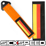 HIGH STRENGTH RACING TOW STRAP WITH INTERCHANGEABLE FLAGS