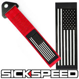 HIGH STRENGTH RACING TOW STRAP WITH INTERCHANGEABLE FLAGS