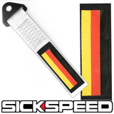 HIGH STRENGTH RACING TOW STRAP WITH INTERCHANGEABLE FLAGS