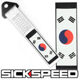 HIGH STRENGTH RACING TOW STRAP WITH INTERCHANGEABLE FLAGS