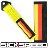 HIGH STRENGTH RACING TOW STRAP WITH INTERCHANGEABLE FLAGS