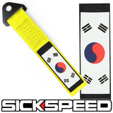 HIGH STRENGTH RACING TOW STRAP WITH INTERCHANGEABLE FLAGS