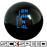 BLACK TRANSFER CASE SHIFT KNOB FOR FORD GEAR SHIFTER 4X4 4WD