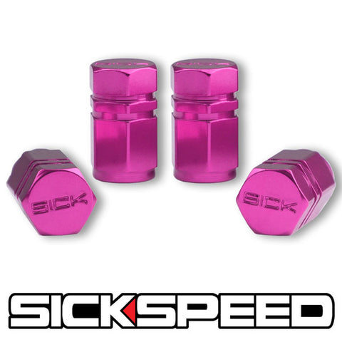 Hot pink valve stem caps deals